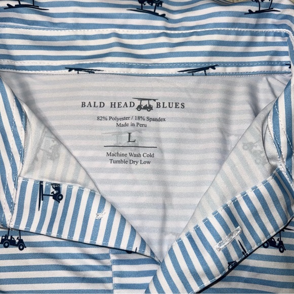 Bald Head Blues Men’s polo size large - Picture 6 of 7